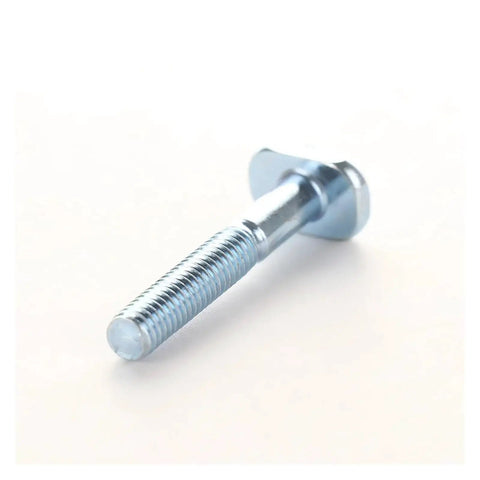 Close-up of Dope M6x40mm T Nut Sliding Screw, part of 10 piece set for T Track and T Slot systems, woodworking jig hardware