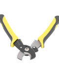 Jauarta Alloy Steel Wire Stripper Multifunctional Electrical Cutter With Safety Lock For Circuit Repair, precision pliers with rubber grips.