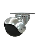 Close-up of one part of the Four Piece Stem Casters Set, 1.5 Inch Square Lightweight Sofa Wheels, Smooth Rolling and Wear Resistant for Home Furniture.