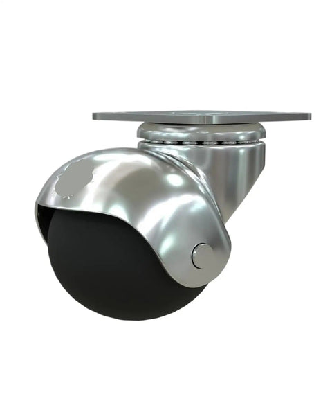 Close-up of one part of the Four Piece Stem Casters Set, 1.5 Inch Square Lightweight Sofa Wheels, Smooth Rolling and Wear Resistant for Home Furniture.