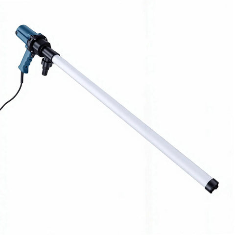 Xiuganpo Electric Drum Pump With 60-75LPM Flow Rate And 8000RPM Motor For Fast Oil Transfer. This Heavy-Duty Fluid Transfer Pump Boasts A Robust Design, High Efficiency Performance, And Includes A Standard US Plug For Convenient Operation In Industrial