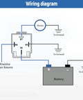 Wiring diagram for Main Relay Conversion Kit With Kill Switch For Honda Civic CRV Integra Accord And Prelude 1990s To 2002