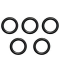 Subaru CVT Transmission Control Valve O Ring Seals 5 Pack 806912200 Premium EPDM Rubber Seals For Transmission Fluid Heat Wear Resistance Long Lasting Durability Helps Prevent Leaks, black O-rings