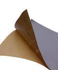 Close-up of Nonstick Teflon PTFE Sheet With Adhesive Back, 12x12 Inch, 1/64 Inch Thick, showing peel and stick surface, heat resistant finish.