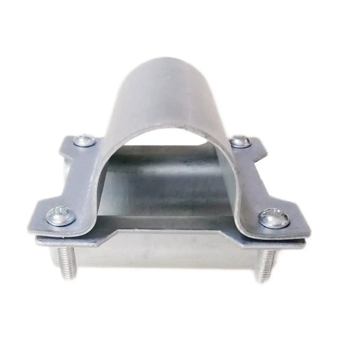 Heavy Duty Greenhouse Cross Grid Pipe Clamps For 1 3/8 Inch OD Tubes Galvanized Steel Fittings With Bolts And Nuts No Rust 20 Pcs 10 Pairs Easy Install Perfect For Farm Fencing Railings And Garden Greenhouses