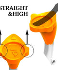 Premium Adjustable Golf Tee Set for Long Drives with 5 Degree Launch Angle High Visibility Stable 20mm Head Reduces Hooks and Slices