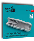 1/48 F-100 Super Sabre Early Close Exhaust Nozzle Resin Kit Accessory For Trumpeter 1/48 Scale Model Aircraft Upgrade, package view