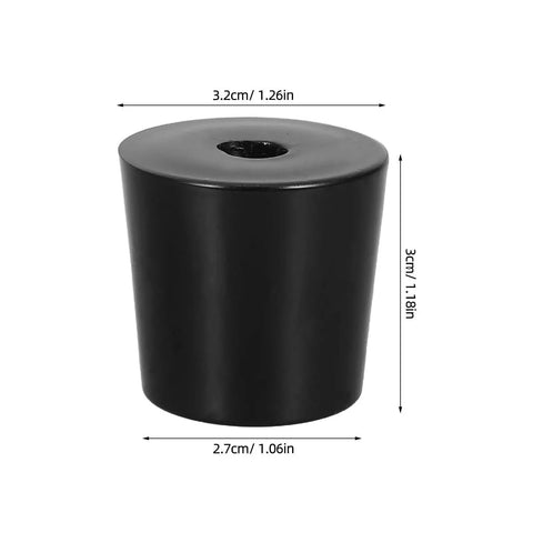 Black Rubber Door Stops Set Of 10 Wall Mounted Floor Stopper with measurements