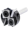 Job Site Ready 6Mm Shank Carbide Router Bit Engineered For Rapid Spoilboard Surfacing And Dependable Wood Planing features sharp steel blades.