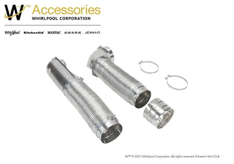 Genuine OEM Telescoping Dryer Vent Periscope Replacement For Dryers Easy Install No Fuss Fits Whirlpool Dryers