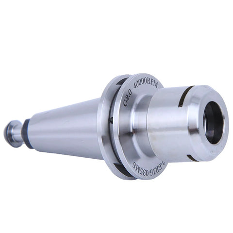 Heavy Duty ISO20 ER16 CNC Collet Chuck Tool Holder with G2 balance, designed for stability at 40000 RPM for milling tasks.