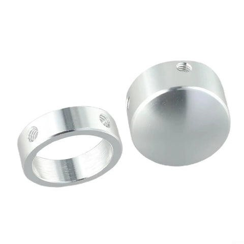 Heavy Duty Aluminum Alloy End Cap For 25mm Tube Handles in Gym Machines Fits Plate Loaded Equipment Smooth Edges Durable Fitness Accessory