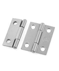 Rectangle Folding Closet Cabinet Door Hinge Hardware 1.5 Inch Soft Close Quiet Close No Drill Needed Install detail