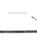 Fridge Defrost Heater Assembly Replacement For Model Specific Not Universal 375 Watts 115V 18.875 Inches Long With Ruler