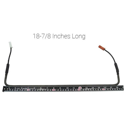 Fridge Defrost Heater Assembly Replacement For Model Specific Not Universal 375 Watts 115V 18.875 Inches Long With Ruler