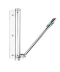 Automatic Door Closer Heavy Duty Aluminum Alloy Mount With Adjustable Arm, Silent Hydraulic Soft Close For 50Kg Doors