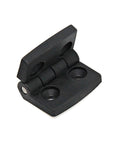 Set Of 10 Black Plastic Door Hinges For Cabinets And Drawers With Bearing Butt Design No Fuss Easy To Install And Durable Hinge Hardware