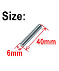 35 Pieces 6mm By 40mm Dowel Pins Set In Stainless Steel 304 For Shelves, Bunk Beds And Wood Projects, M6 Round Pegs
