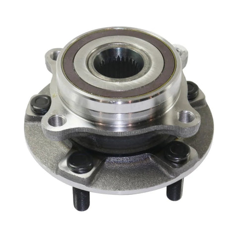 Beefed Up Front Wheel Hubs For Mitsubishi Lancer 2008 To 2015 Pair With 5 Lugs And Ball Bearing Five By Four Point Five Inches Bolt Pattern Replacement MR594979