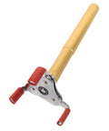 Full Size Heavy Duty Aluminum Claw Attachment For Snagging Ceiling Smoke Alarms Quick Up Top Extractor Hardware with red grips.