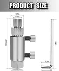 Pro Grade Heavy Duty Pipe Extractor Tool For Half Inch, Three Quarter Inch And One Inch Pipes, durable metal, with hex key
