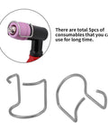 Set Of Five Spring Spacers For Plasma Cutter Torch Stand Off Wire Guard Replacement Parts For SG-55 AG-60 WSD-60P