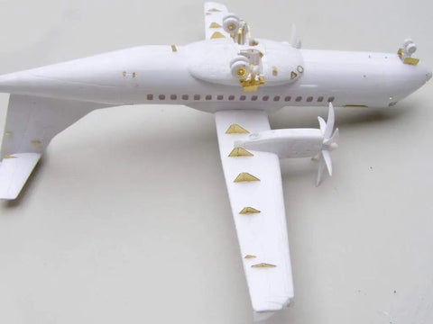 ATR 42 500 Exterior Detailing Photoetch Kit For One To Forty Four Scale Aircraft Model showing assembled parts