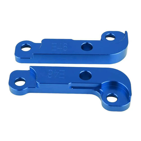 Drift Lock Adapter Kit For E46 M3 Boosts Front Steering Angle By 25 Percent For Wider Turns And More Control CNC Machined Blue