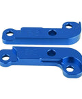 Aluminum Drift Lock Adapter Kit Beef Up Turn Angle By 25 Percent For E46 M3 Drift And Power Tuning, blue finish, top view