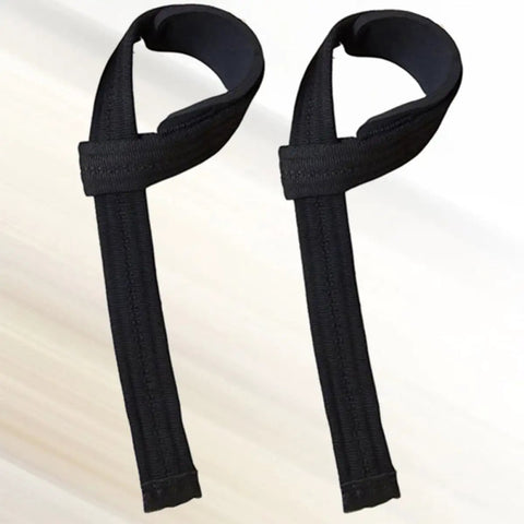 One Pair Weightlifting Straps For Gym Training, Lightweight Cotton And Polyester Wrist Wraps With Tight Fit Design