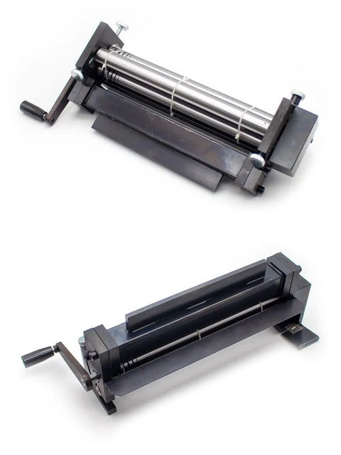Heavy Duty Manual Metal Plate Rolling Machine Hand Operated Sheet Bender Handles Steel Rolls Smooth As Butter With Zero Sweat Up To 320mm Width For Shops