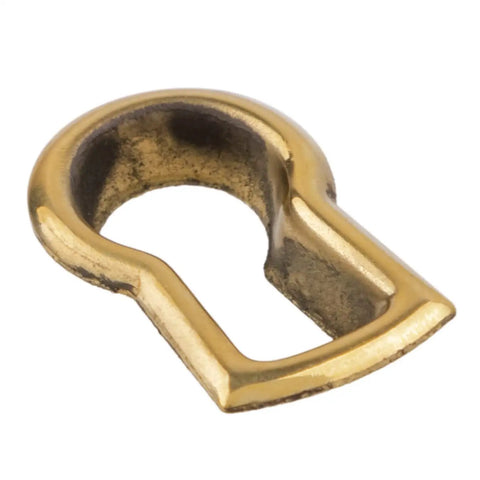 Solid Stamped Brass Keyhole Insert Plate For Cabinet Doors And Dresser Drawers Straight Up Shields Holes From Snagging While Delivering A Top Shelf Antique Look For Your Home Furniture Or Office Desks With Real Deal Protection