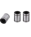 Kick Your Cnc Builds Up With These Heavy Duty Linear Motion Ball Bearings Featuring Double Sealed Steel Housings And Precise 12Mm Slides For Flawless 3D Printer Operations That Run Clean, showing three linear motion ball bearings.