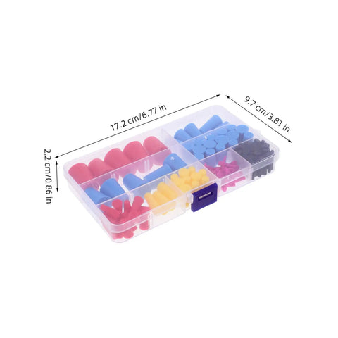 Top Tier Assorted High Temp Silicone Rubber Tapered Plug Kit With 8 Sizes For Caulking Tubes Sealing Caps Plus Flasks Test Tubes Tanks And Bottles That Stand Up To Serious Heat And Work Like A Champ. 8-size organizer box