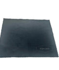 Varcare microfiber lens cleaning cloth, 6x7 inches, dark gray, lint-free for eyeglasses and screens
