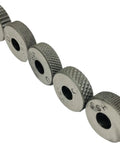 Set of 6 HSS knurls for Single Wheel Knurling Tool Holder For Knurling Operations With Different Patterns And Gripping Design, 12 X 12 X 100 MM Size
