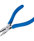 Compact Miniature Radio Pliers With Anti Slip Knurling And Tapered Nose For Precise Small Electronics Work Durable Coil Spring Loaded Grip