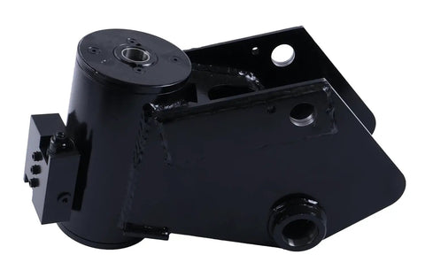 Heavy Duty Hydraulic Platform Rotate Actuator Straight Up Drop In Swap For Boom Lifts Smooth Operator Design in black material.