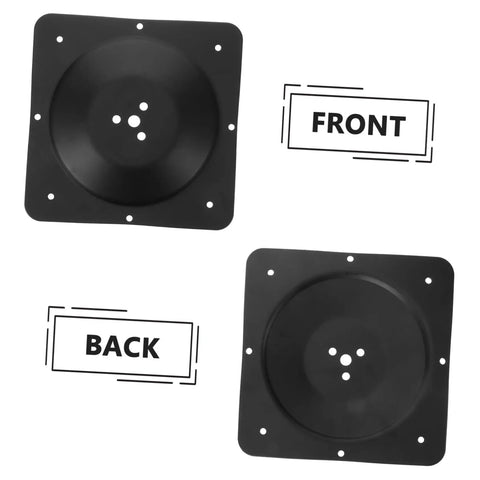 Solid As A Rock Heavy Duty Replacement Attachment Plates For Sofa Couch And Table Legs top and bottom view of bracket plates