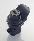 Close-up of Push Button Latch Drawer For 1 To 10mm Thick Panels, Slick Easy Install Flush Pull Lock With 25.5mm Cutout, Durable PP Body And
