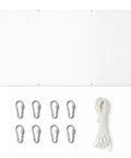 Heavy Duty Archery Backstop Net 5 By 10 Feet With Rope And Hooks Portable Arrow Catcher, metal hooks and rope included
