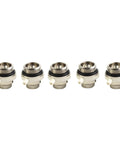 Five Automatic Half Inch Air Vent Radiator Valves With Auto Cut Off And Self Bleed For Heating Systems on white background
