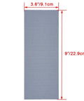 9x3.6 inch sheet from 18 Piece Wet And Dry Sandpaper Set Pro Grade 3000 5000 7000 Grit For Auto Body And DIY Finishing