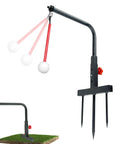 Golf Swing Trainer Adjustable Height Practice Stand For Garden And Outdoor Use Muscle Memory Builder Pro Grade Durable Steel