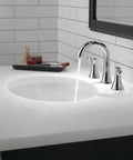 Esato Widespread Bathroom Faucet Chrome Finish With Drain Assembly Included Three Hole Deck Mount Sink Faucet Durable Brass Construction