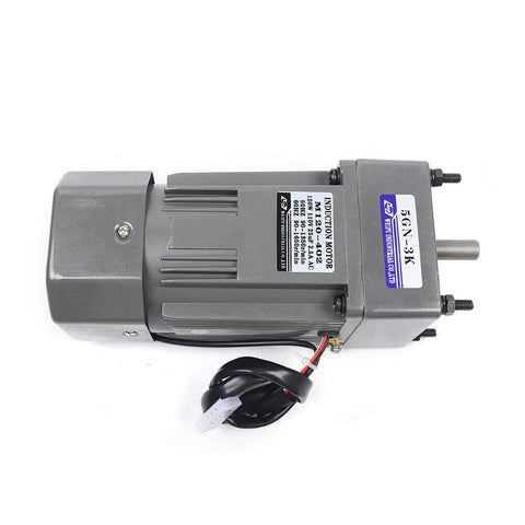 AC Gear Motor Reducer 110V 120W 3K Single Phase Gear Motor With Variable Speed Controller Reversible Geared Motor