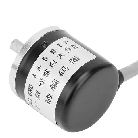 38mm Incremental Rotary Encoder With 1024 Pulses For High Precision Motion Sensing, Built Tough With Rugged Stainless Steel Spindle