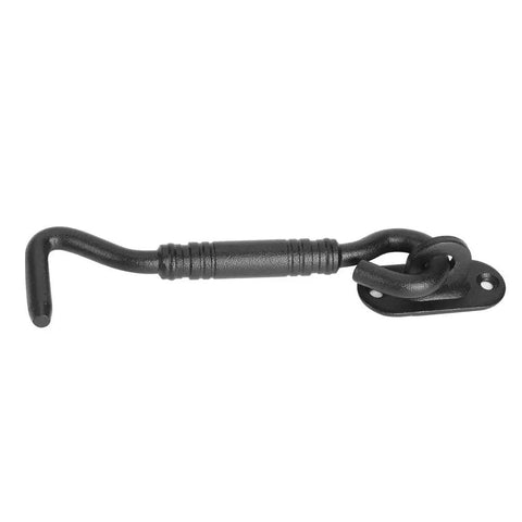 Heavy Duty Stainless Steel Latch Lock for Barn Doors and Sheds Sliding Door Hardware with hook close-up