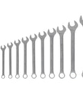 12 Piece UD Profile Combination Wrench Set 6 To 19 Mm Pro Grade Metric Spanners For Mechanics Precision Fit Durable Chrome Finish