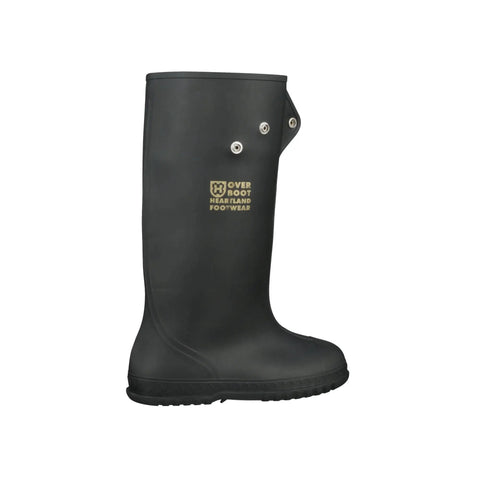 Heavy Duty Concrete Overboot Covers Waterproof Pvc Work Boot Shields black seamless cover for wet work environments.